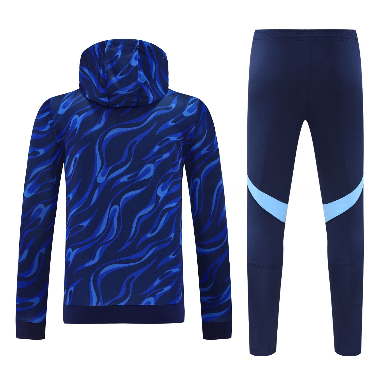 Real Madrid 25-26 Training Hoodie Set - Blue Hoodie and Deep Blue Pants - Unitedfutballjersey