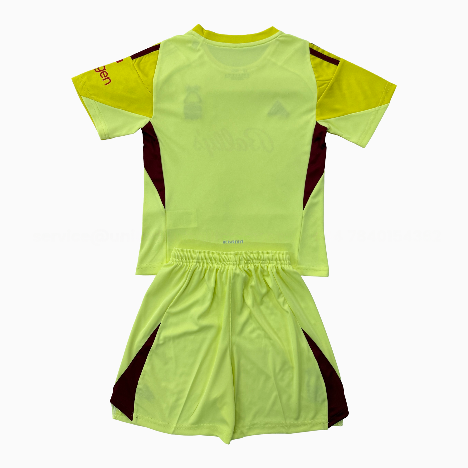 Nottingham Forest 25-26 Yellow Goalkeeper Men's Adult Jersey Set - Fans Version - Unitedfutballjersey