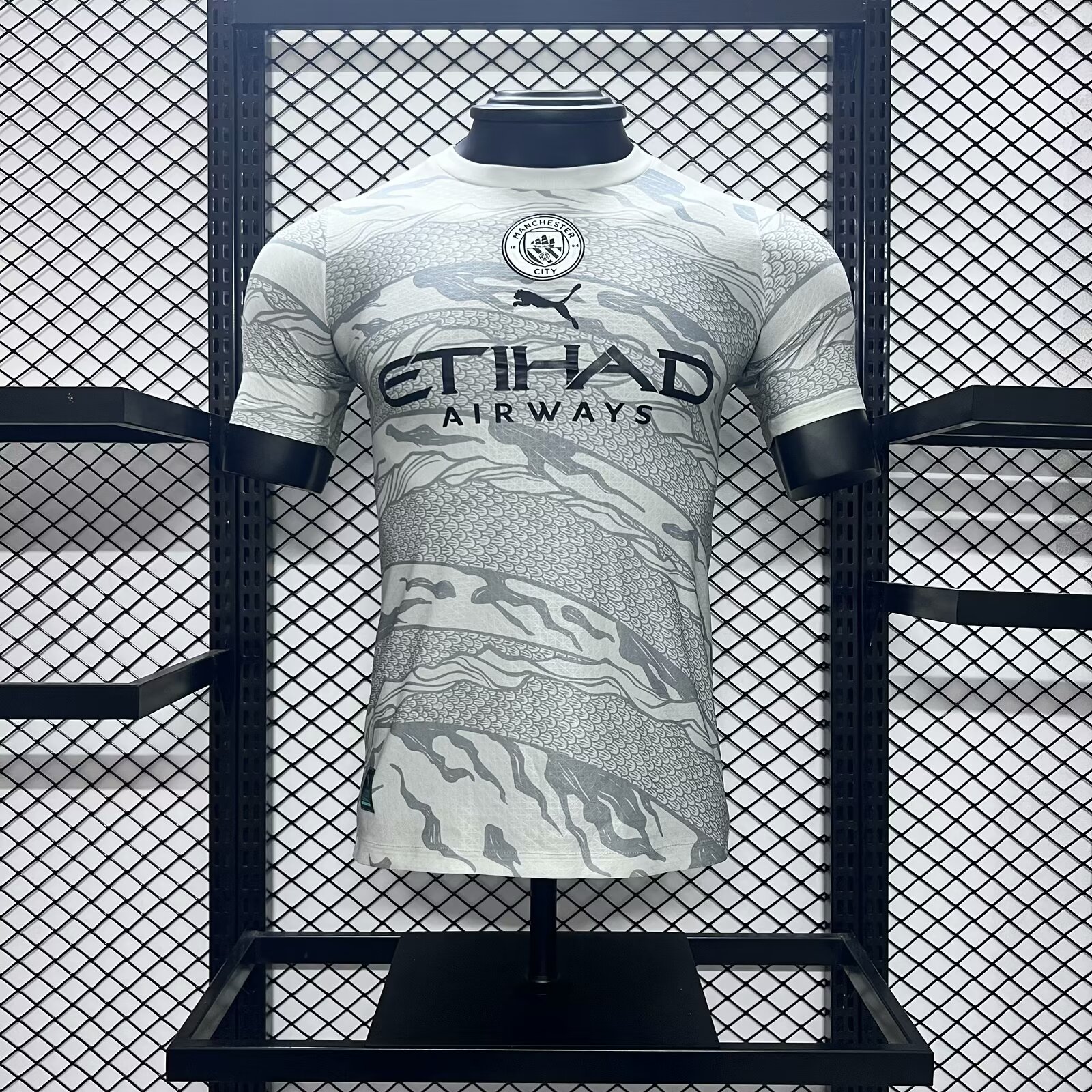 Manchester City 2024 Chinese New Year Pre-match Jersey - Player Version - Unitedfutballjersey
